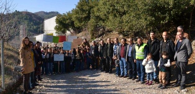 Andırın'da öğrenciler elektrik santralini gezdi