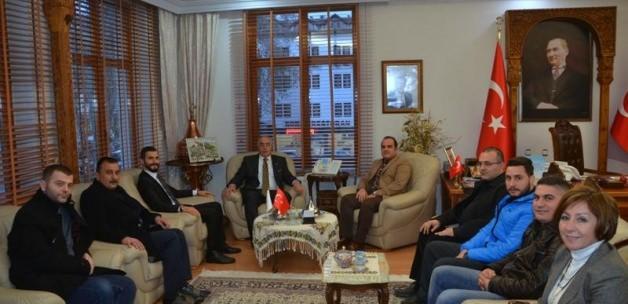 Tokatspor Kulübü Başkanı Sansar, Vali Can'ı ziyaret etti