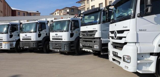 Aşkale Belediyesi'ne yeni araçlar alındı