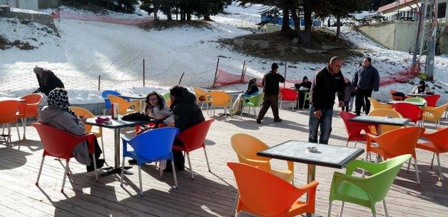 Uludağ'da kar olmayınca rezervasyonlar iptal edildi
