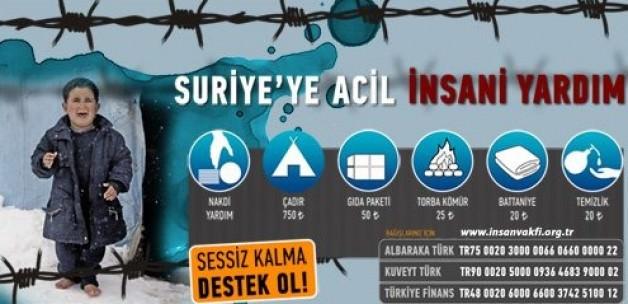 İnsan Vakfı Suriye'de