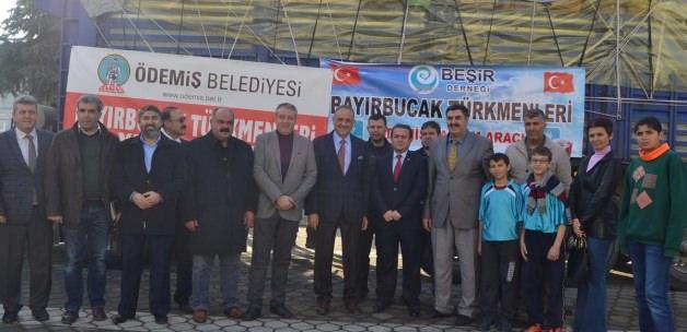 Ödemiş'ten Bayırbucak Türkmenlerine yardım