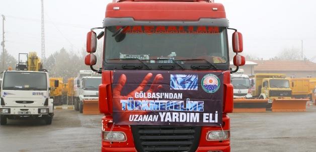 Gölbaşı'ndan Bayırbucak Türkmenlere yardım