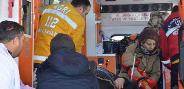 Ağrı'da trafik kazası: 5 yaralı