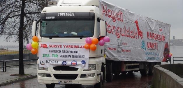 Bayırbucak Türkmenleri ile Suriyeli sığınmacılara yardım