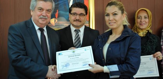 Erdemli’de genç girişimciler sertifikalarını aldı