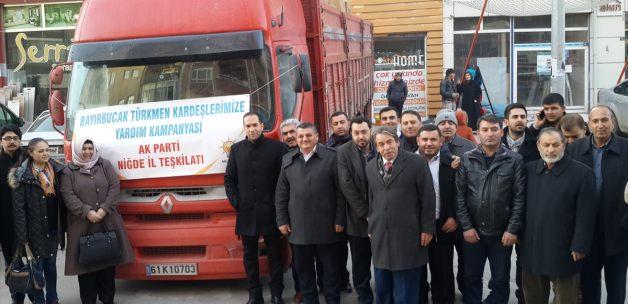 Niğde'den Bayırbucak Türkmenlerine yardım