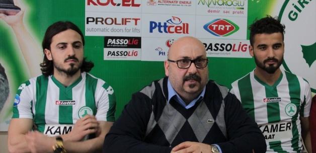 Giresunspor yeni transferlerini tanıttı