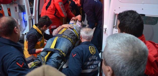 Mudanya'da iş kazası: 1 yaralı