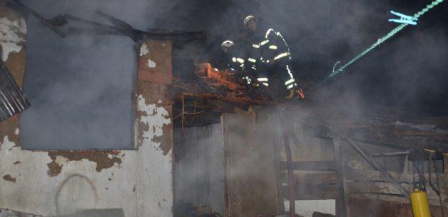 Malkara'da ev yangını