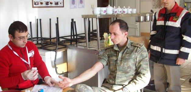 Kavak İlçe Jandarma Komutanlığından kan bağışı kampanyası