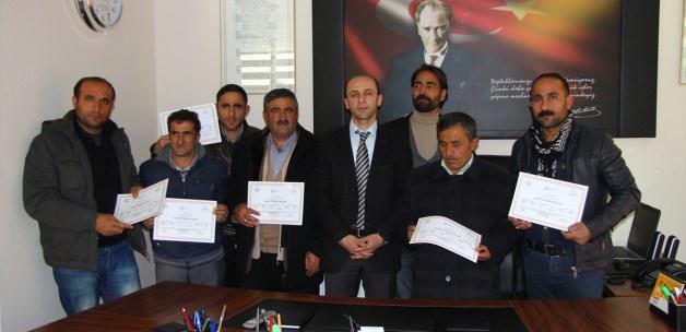 Erciş'te 23 sürü yönetimi elemanı sertifika aldı