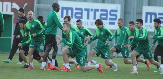Bursaspor, Eskişehirspor maçının hazırlıklarına başladı