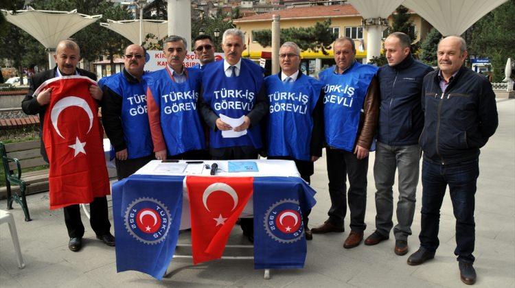 Türk-İş'ten "Kiralık işçilik" protestosu
