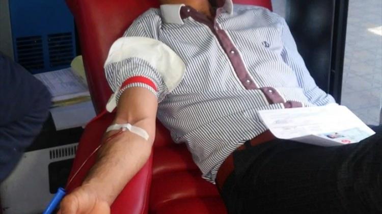 Yavuzeli'nda kan bağışı