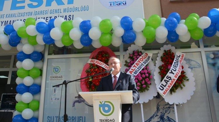 TESKİ'nin Süleymanpaşa  hizmet binası hizmete açıldı