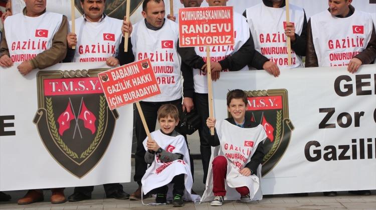 Terörle mücadelede yaralananların "gazilik unvanı" talebi