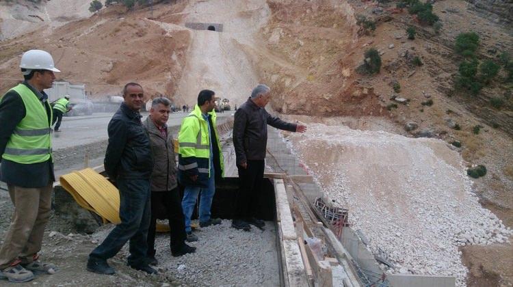 Ardıl Barajı'ndaki inşaat çalışmaları sürüyor