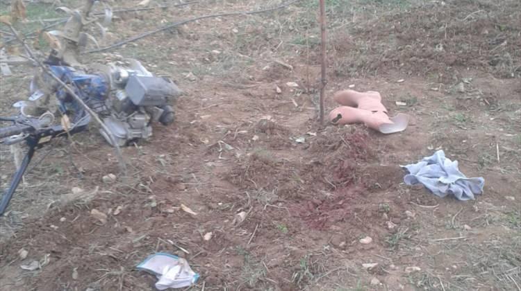 Konya'da çapa makinesine ayağına kaptıran kişi öldü