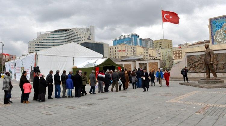 Kayseri'de "Çanakkale Çadırı"na yoğun ilgi
