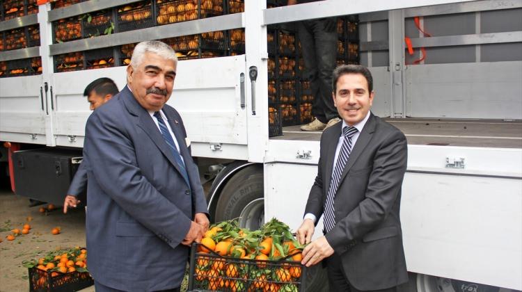 Kozan'dan Şırnak'taki güvenlik güçlerine 26,5 ton meyve