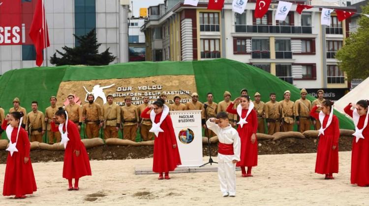 Çanakkale Zaferi Bağcılar’da canlandırıldı