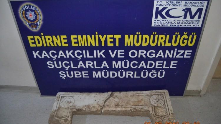 Edirne'de tarihi eser kaçakçılığı