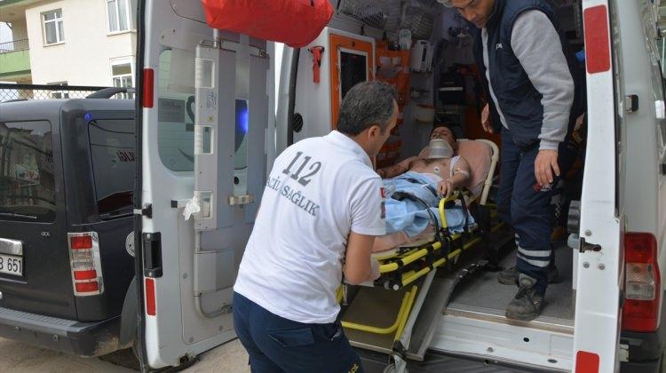Elektrik akımına kapılan işçi ağır yaralandı