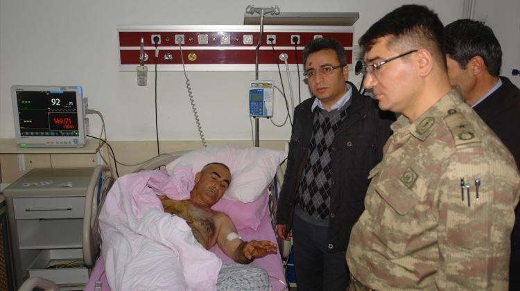 Kaymakam Öztürk'ten hasta ziyareti