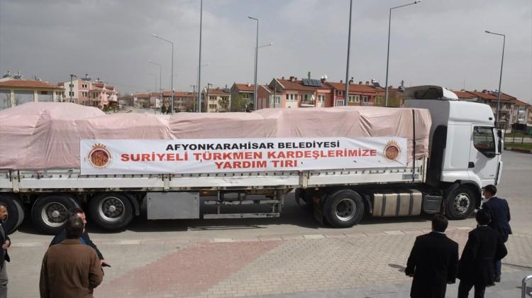 Afyonkarahisar'dan Bayırbucak Türkmenlerine yardım