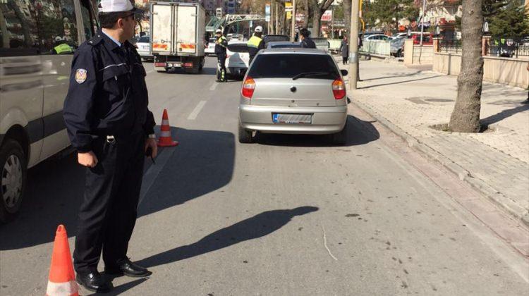 Konya'da modifiye araçlara yönelik denetimler