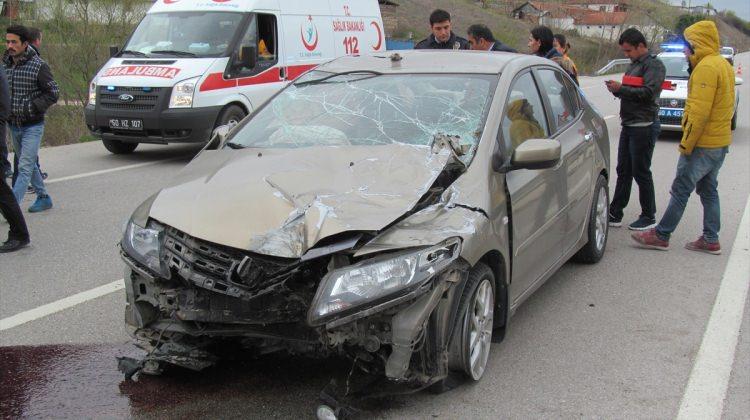 Tokat'ta trafik kazası: 3 yaralı