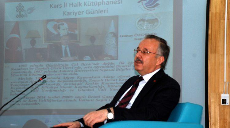 Vali Özdemir, ''Kariyer Günleri'' programının konuğu oldu