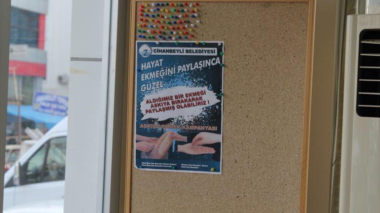 Cihanbeyli'deki "Askıda Ekmek" kampanyası