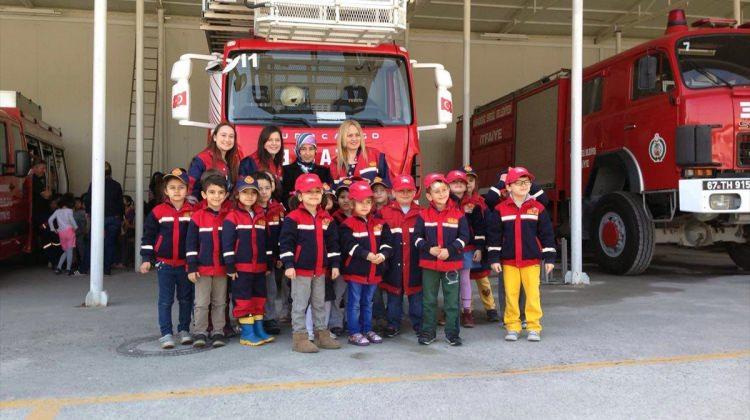 Ereğli'de ilkokul öğrencilerine yangın eğitimi