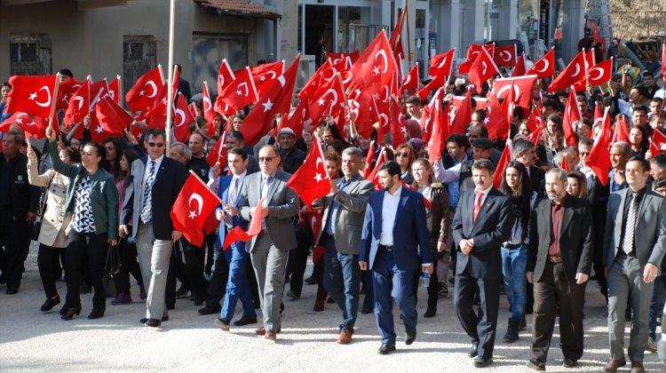 Burdur'da teröre tepki yürüyüşü