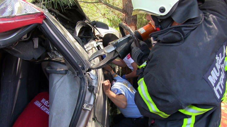 Bodrum'da trafik kazası: 1 yaralı