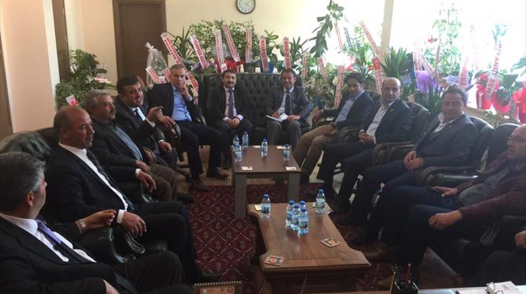 İl Genel Meclis Başkanı Dulkadiroğlu, ziraat odası başkanlarıyla görüştü