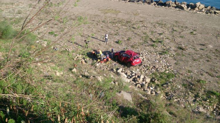 Sinop'ta otomobil devrildi: 1 ölü, 1 yaralı