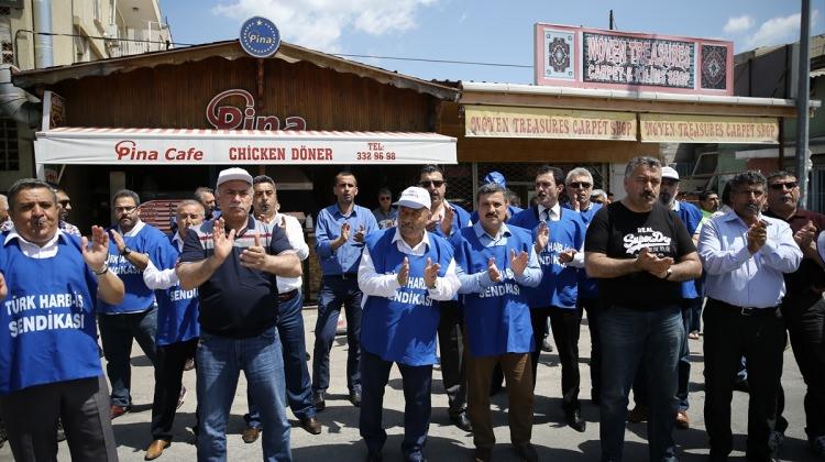 Türk Harb-İş üyelerinden İncirlik'te açlık grevi