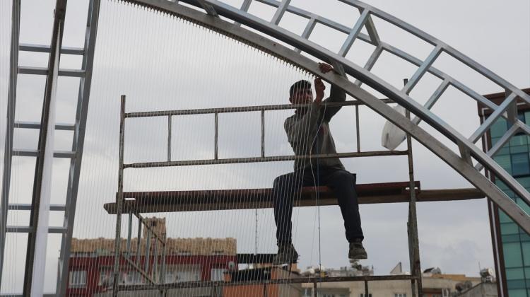 Siirt'te inşaat işçileri 1 Mayıs'ı çalışarak geçirdi!