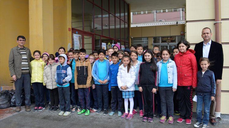 Tavşanlı'da ilköğretim okulu öğrencileri belediyeyi ziyaret etti