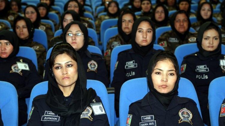 Afgan kadın polis adaylarına Sivas'ta eğitim