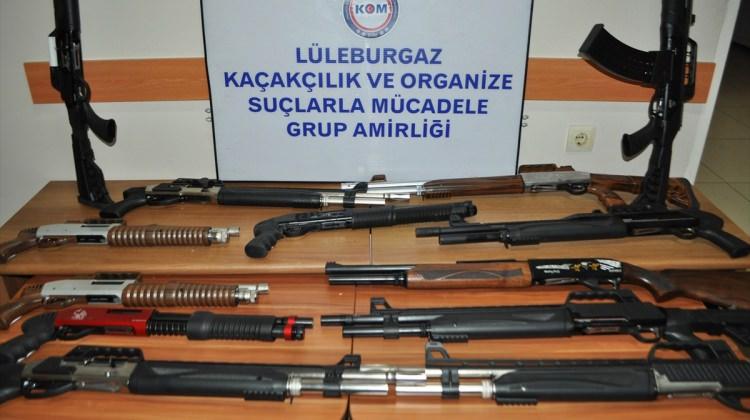 Kırklareli'de silah kaçakçılığı operasyonu