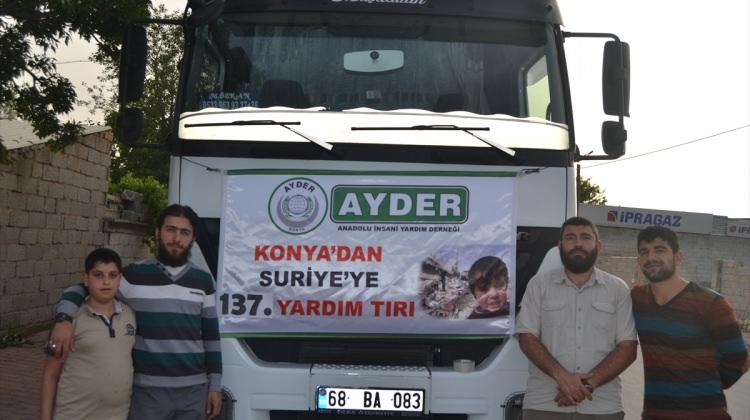 Konya'dan Halep'e yardım eli
