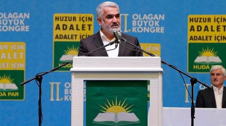 Yapıcıoğlu yeniden HÜDA PAR Genel Başkanı
