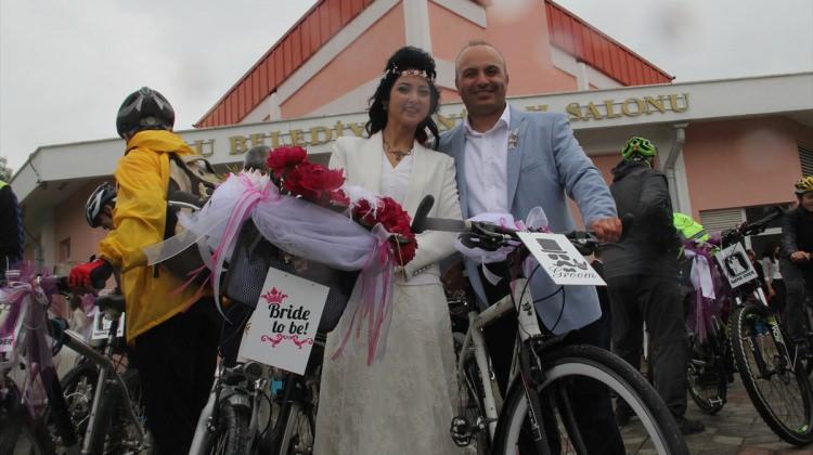Mutluluk için pedal çevirdiler