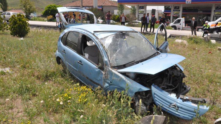 Yozgat’ta trafik kazası: 3 yaralı