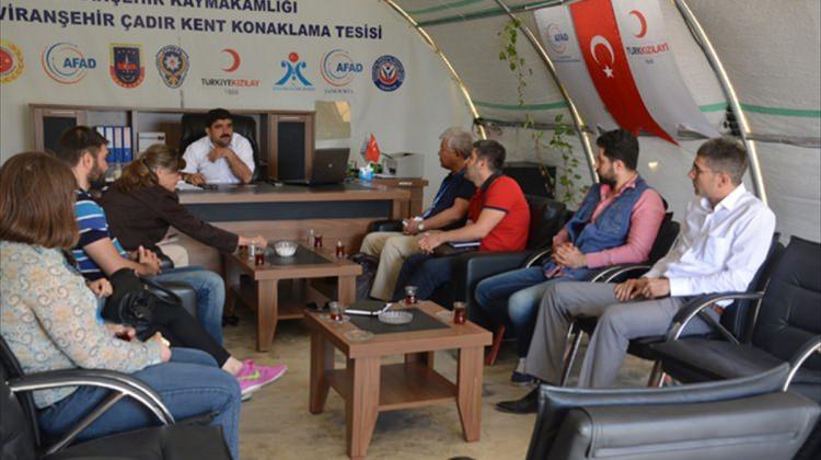 Birleşmiş Milletler Mülteciler Yüksek Komiserliği heyeti Viranşehir'de