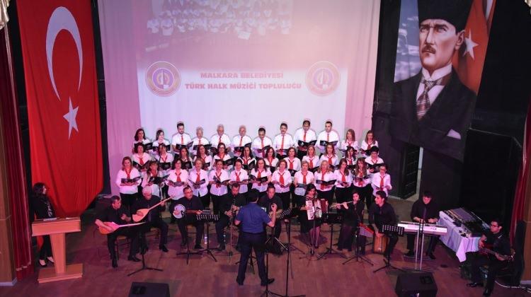Malkara'da Türk Halk Müziği konseri